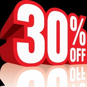 30% 2 or more items! Closet Clean Out